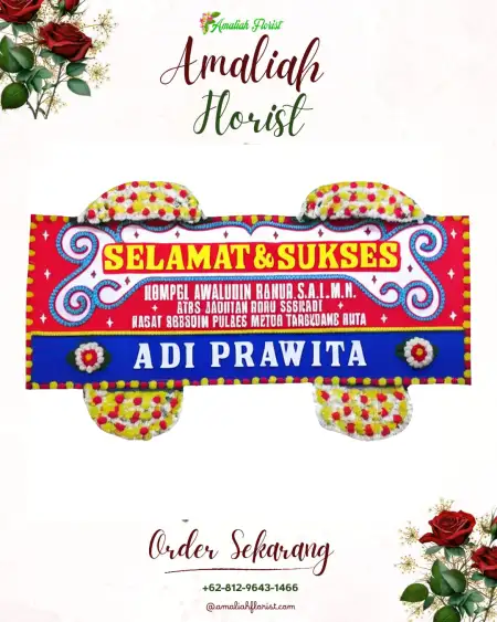 Papan Bunga Ucapan Selamat Kapongan