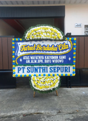 Papan Bunga Duka di Kapongan
